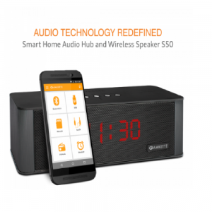 Amkette Trubeats Smart Wireless Speaker and Home Audio Hub S-50 (Black)